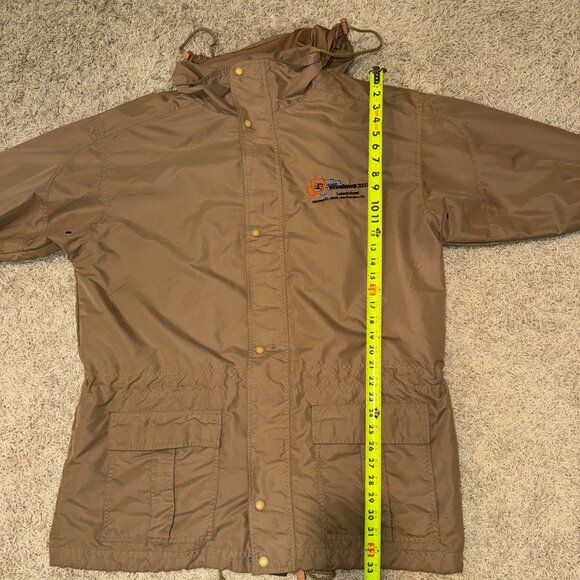 Sierra Sport Tan Jacket w/Full Zipper/Hood - XL - Microsoft Windows Launch event - Picture 7 of 8